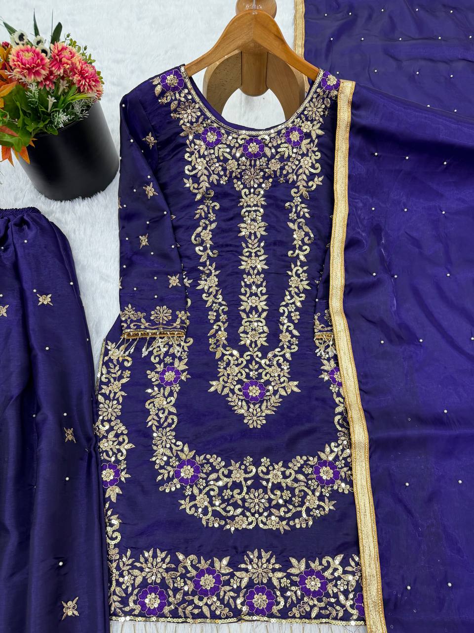 Beautiful Sharara with embroidery