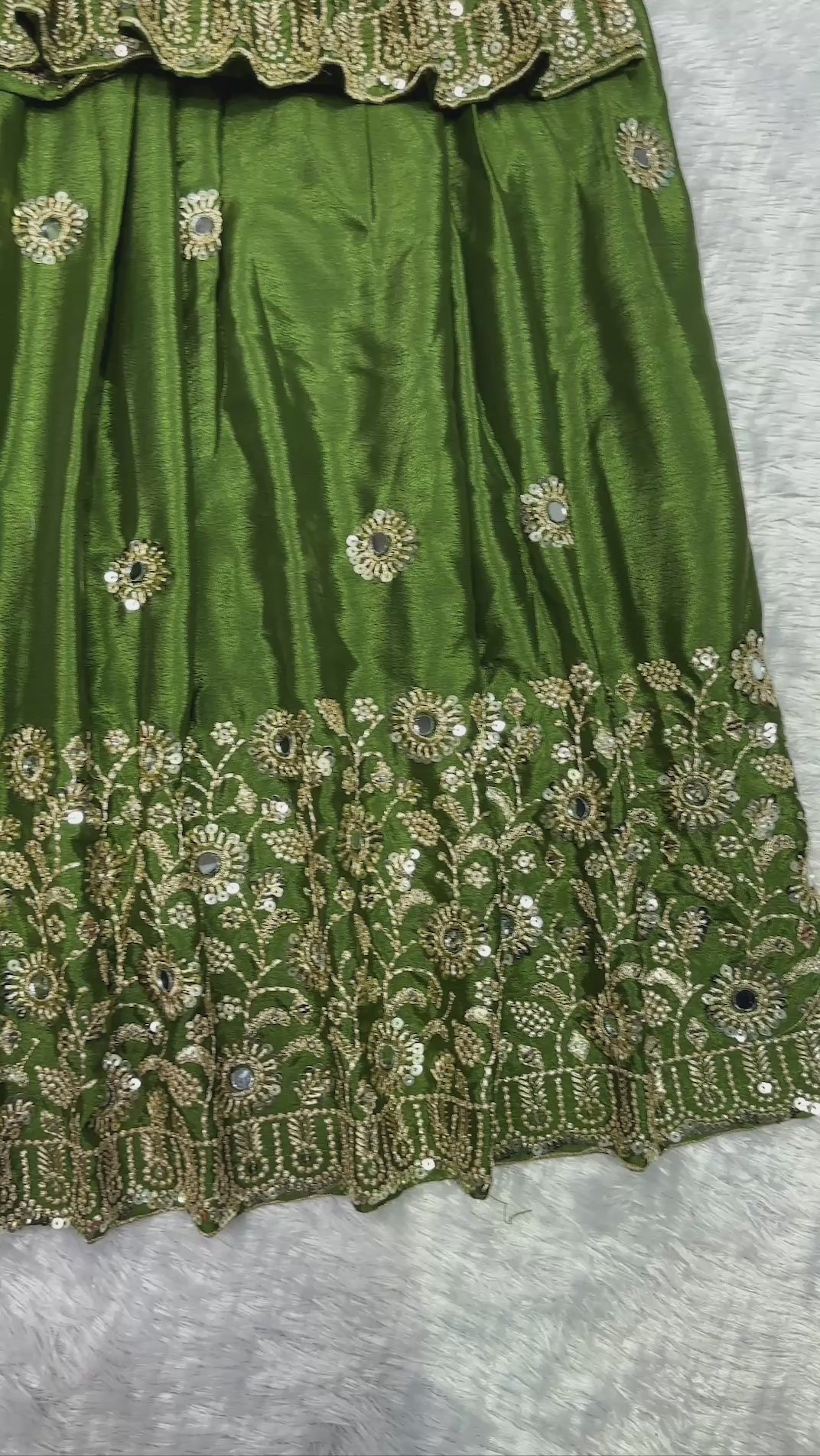 Party Wear Lehnga With very Heavy Embroidery