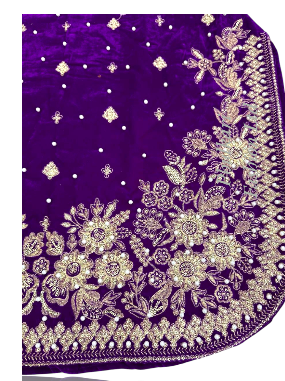 Beautiful Velvet Palazzo Suit