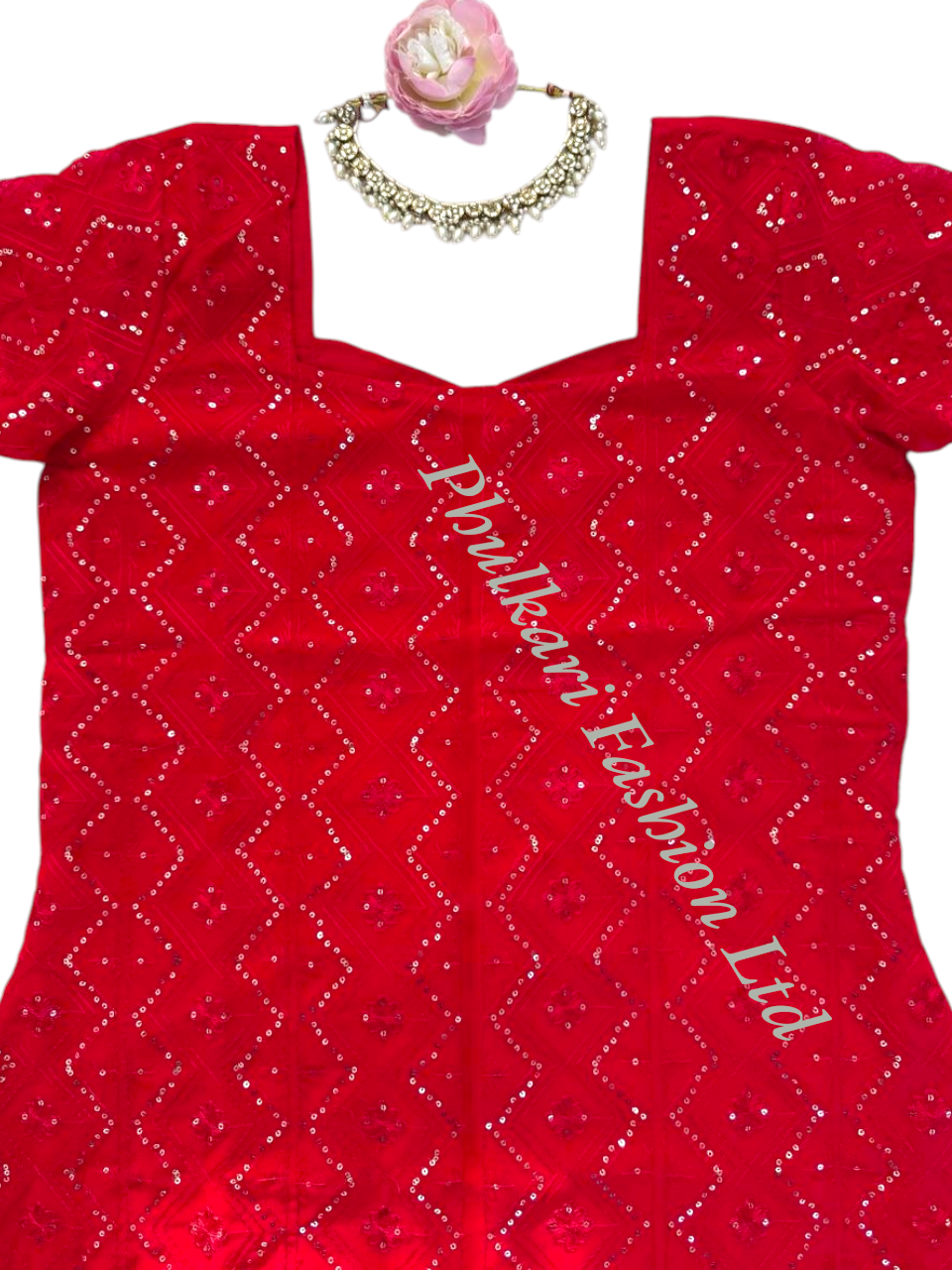 Modern Salwar kameez  with embroidery.