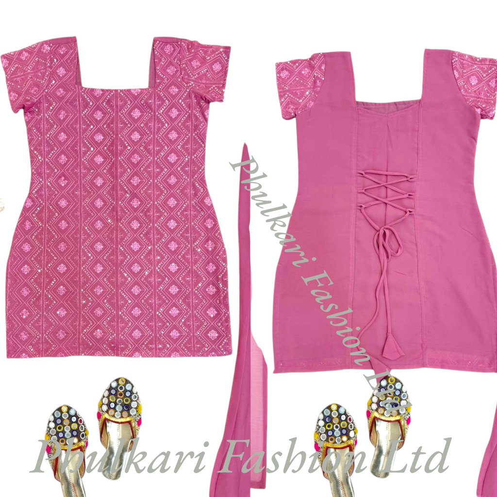 Modern Salwar kameez  with embroidery.