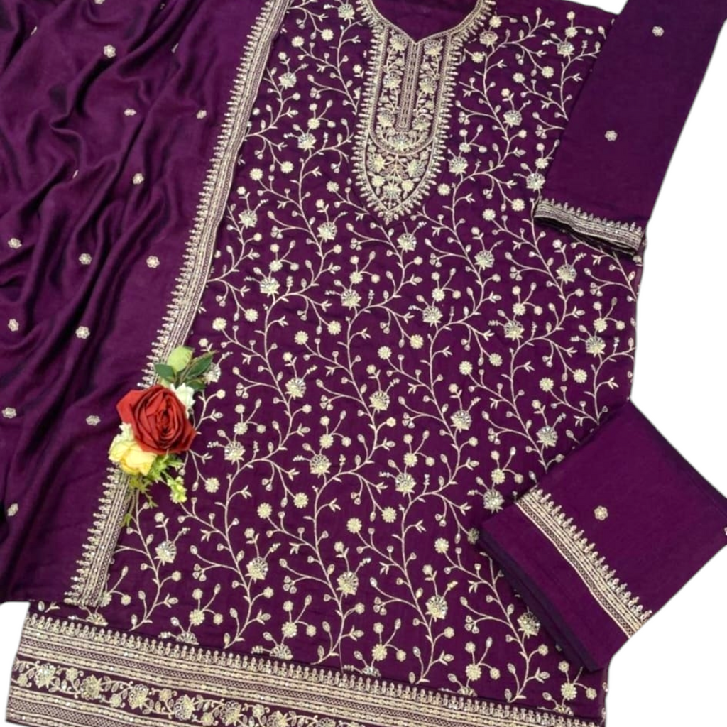 Beautifully Embroidery Sharara Set