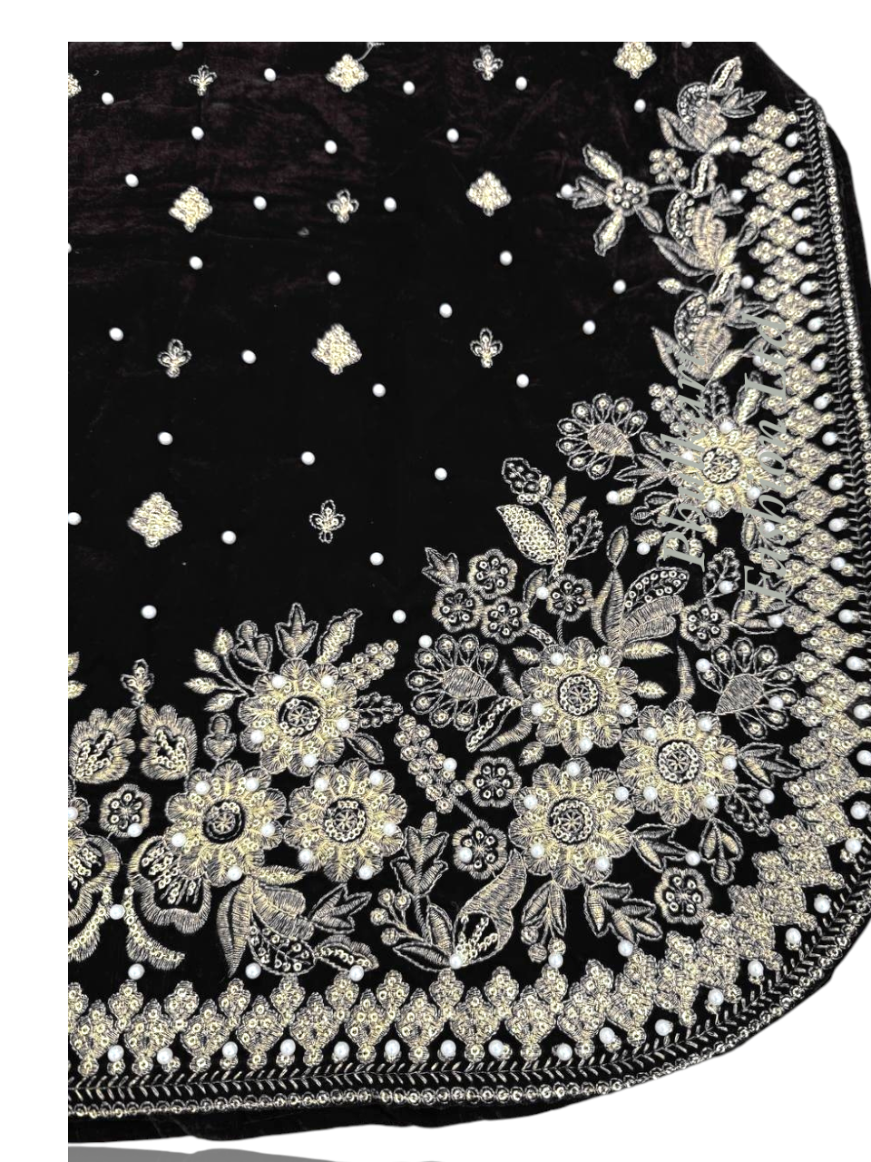 Beautiful Velvet Palazzo Suit