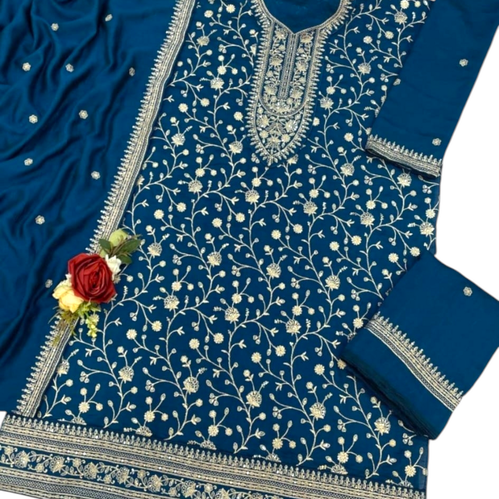 Beautifully Embroidery Sharara Set