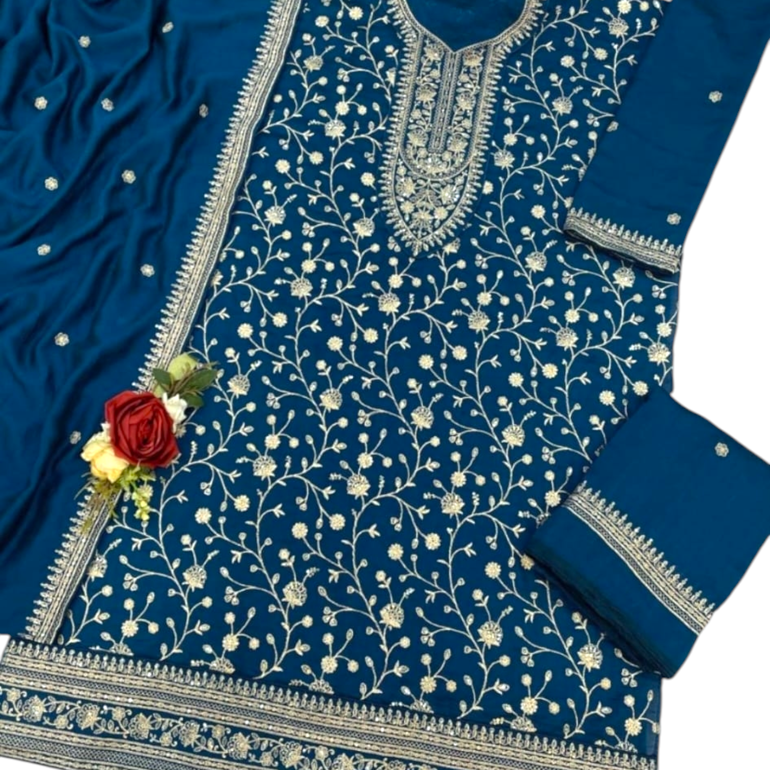 Beautifully Embroidery Sharara Set