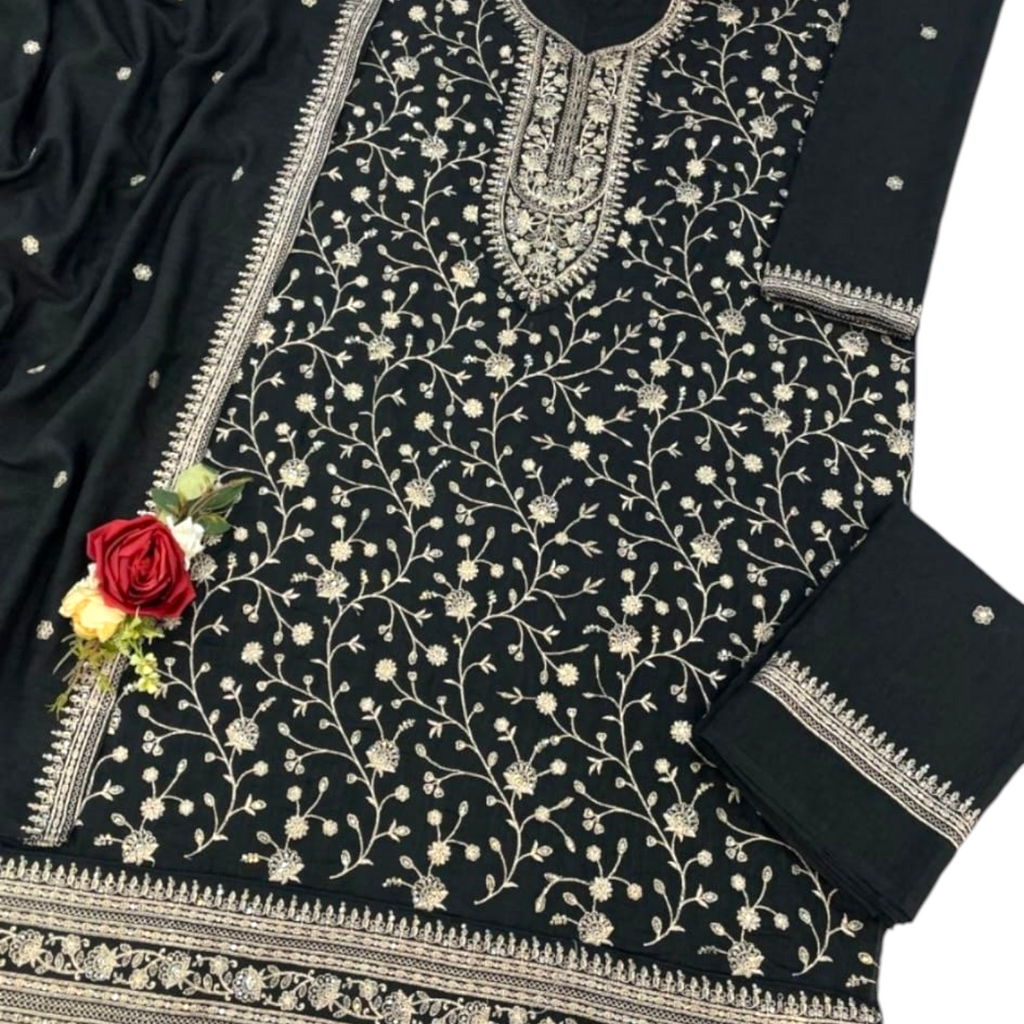 Beautifully Embroidery Sharara Set